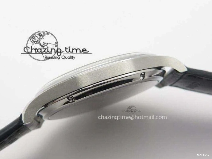 MIROTIME 0417 Sustainable Portuguese IW545408 White Dial ZF 1:1 Best Edition On Dark Blue Leather Strap 7335